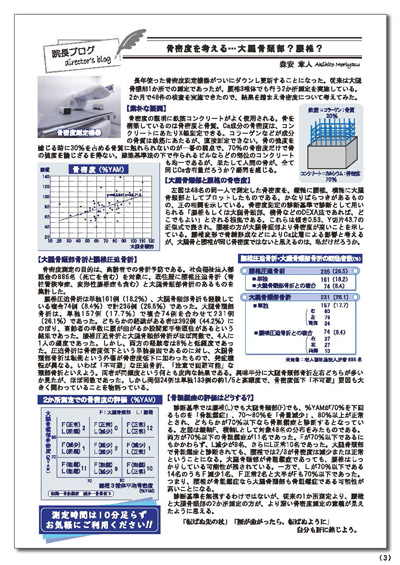 院長ブログ　VOL.16 2023年3月号