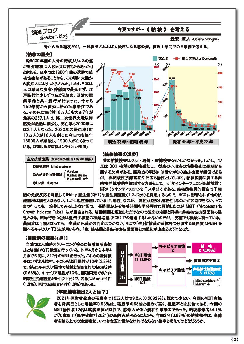 院長ブログ　VOL.18 2023年7月号